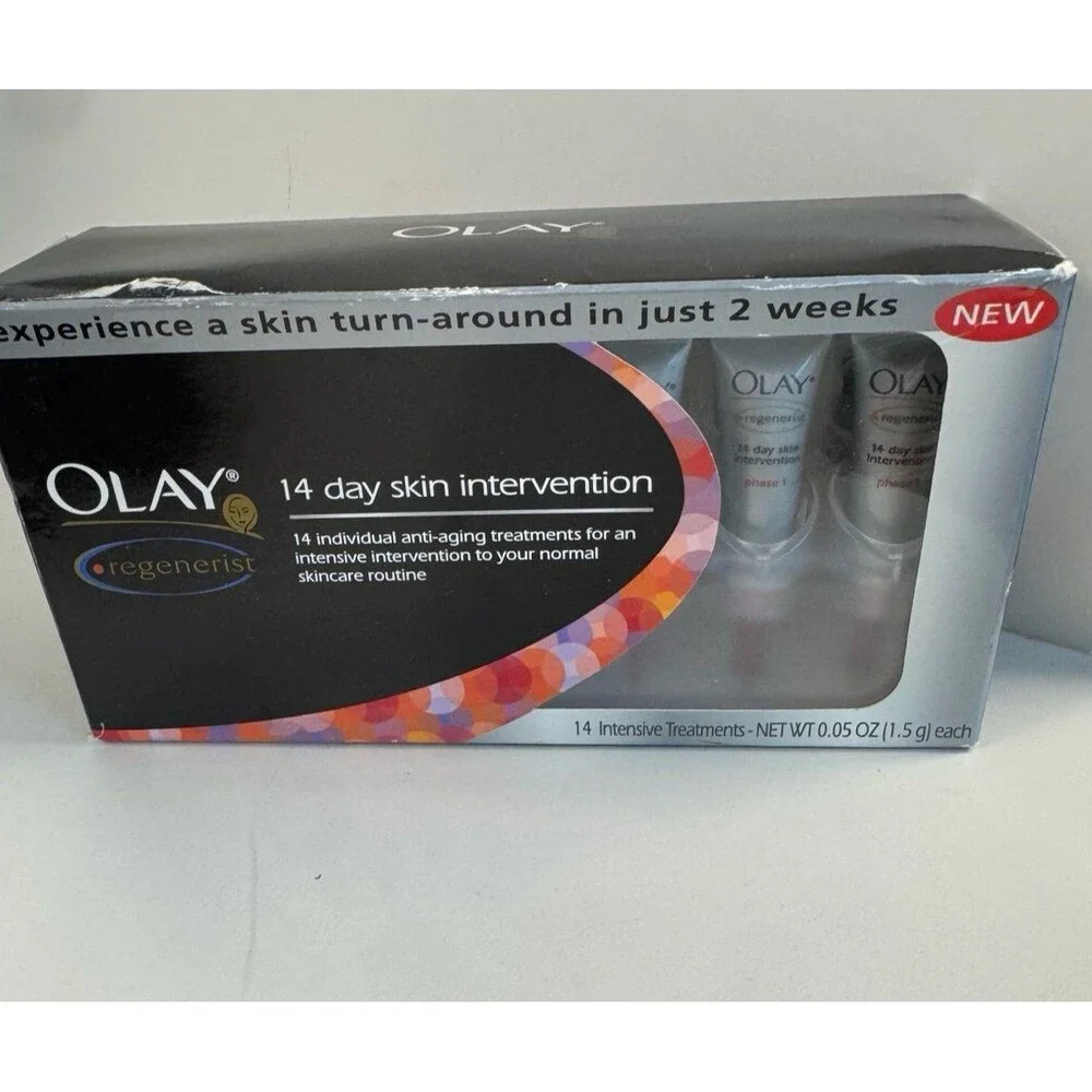 Olay Regenerist 14 Day 2 Weeks Skin Intervention Anti-Aging New in Box Sealed